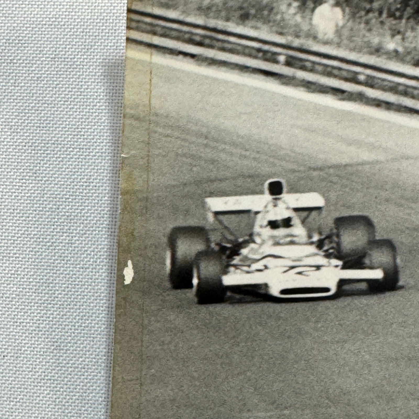 Vintage Car Racing Photo Emerson Fittipaldi Denny Hulme Driver Photograph