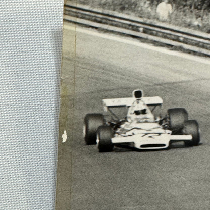 Vintage Car Racing Photo Emerson Fittipaldi Denny Hulme Driver Photograph
