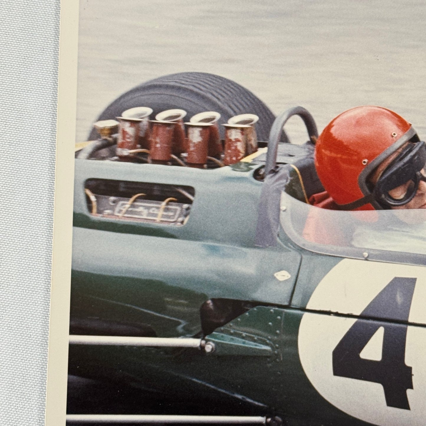 Vintage Lotus Racing Photo Photograph Modern Print