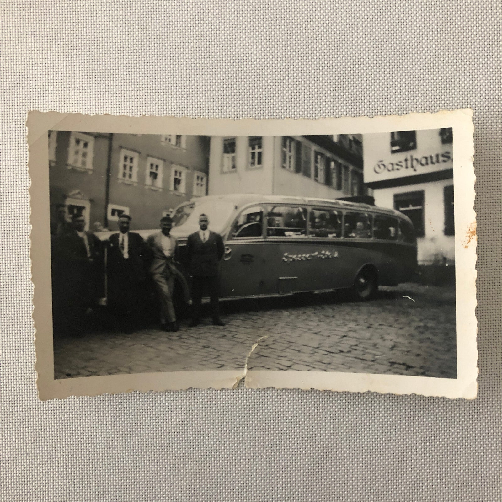 Vintage Bus Photo Photograph Print Lot of 23 People with Buses Germany