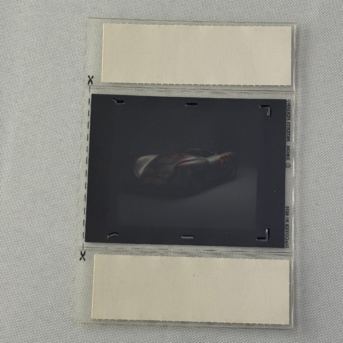 Porsche 550 Spyder Carrera Panamericana Archive Factory Photo Slide Transparency