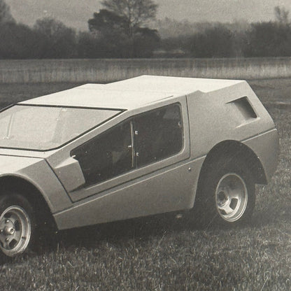 Vintage Kit Car Photo Photograph Volkswagen Chassis Unidentified