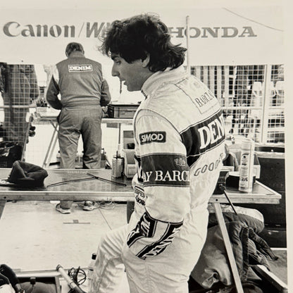 Frank Williams Nelson Piquet Canon Racing Photo Photograph Print