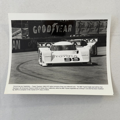 1989 Toyota Motorsport Racing Press Kit Dan Gurney Willy T Ribbs Fangio II