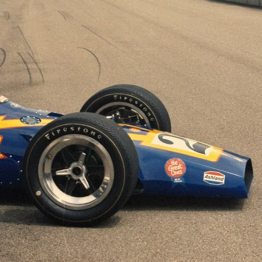 Al Unser Indy Racing Photo Photograph Modern Print 1970
