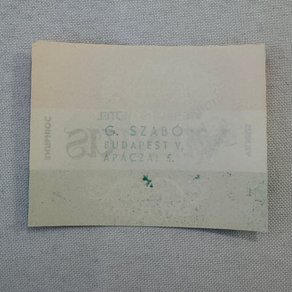 Vintage Hotel Travel Label Viesbutis Hotel Vilnius Lithuania
