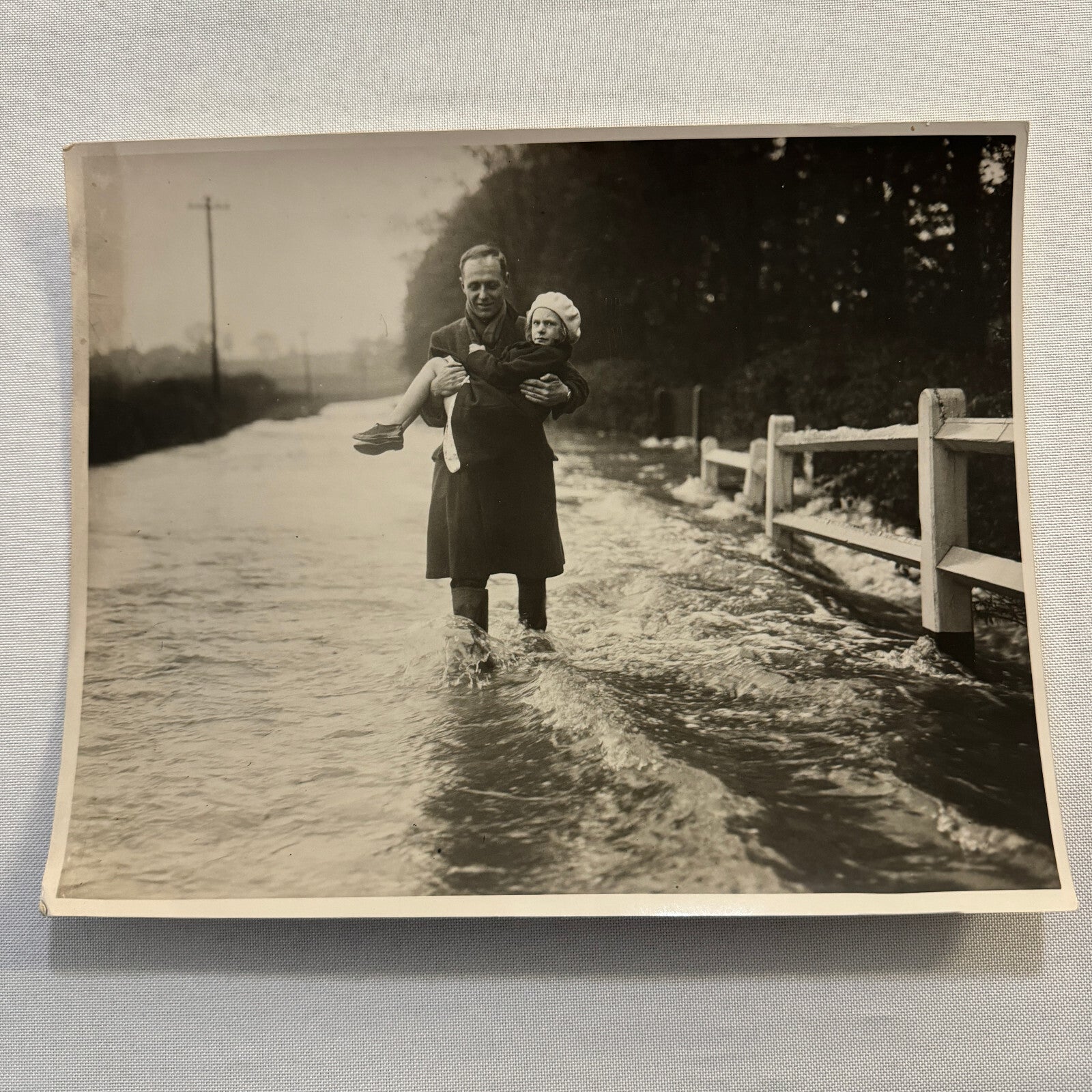 East Midlands Flooding Flood Disaster Central News Press Photo UK 1932