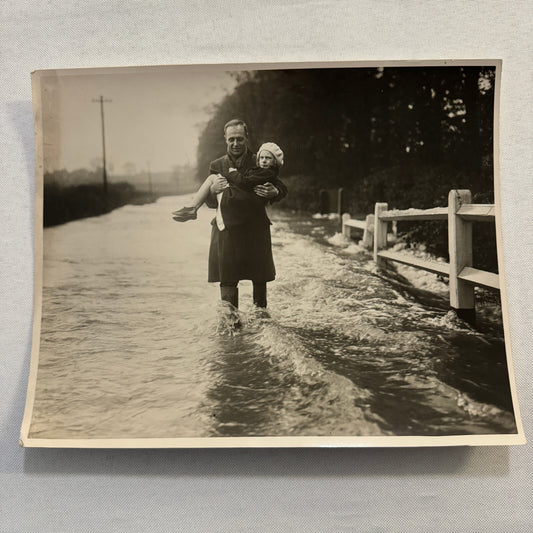 East Midlands Flooding Flood Disaster Central News Press Photo UK 1932