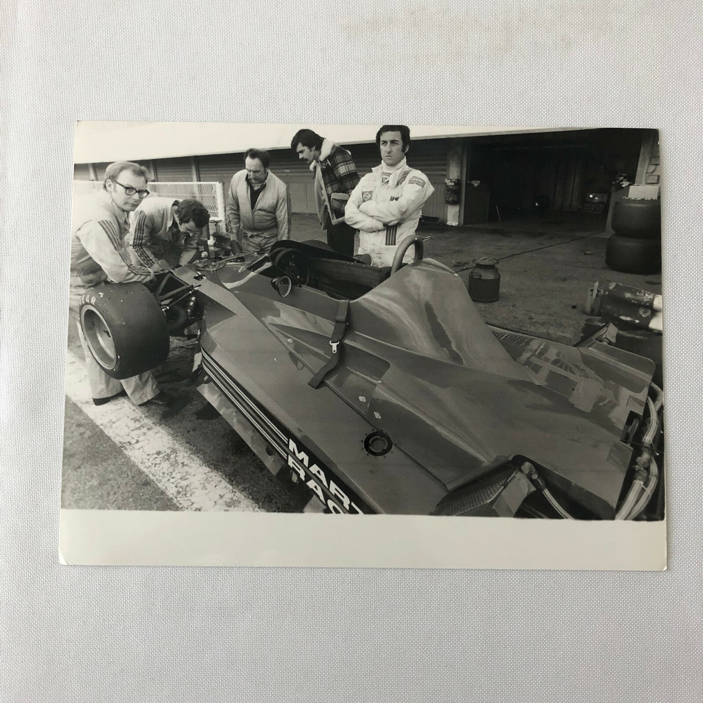 Vintage Alfa Romeo Brabham Martini Racing Car Photo Photograph Gordon Murray + 