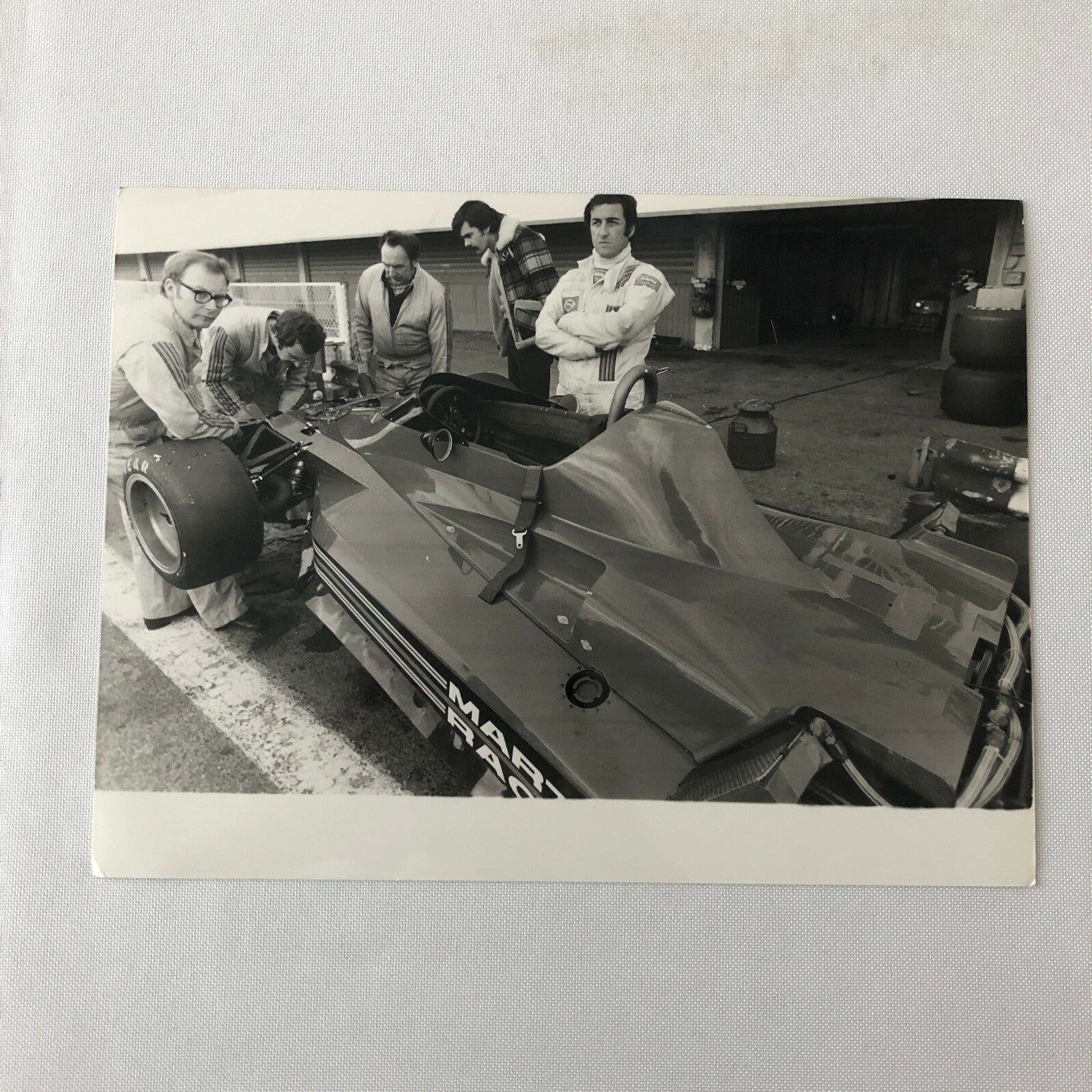 Vintage Alfa Romeo Brabham Martini Racing Car Photo Photograph Gordon Murray + 