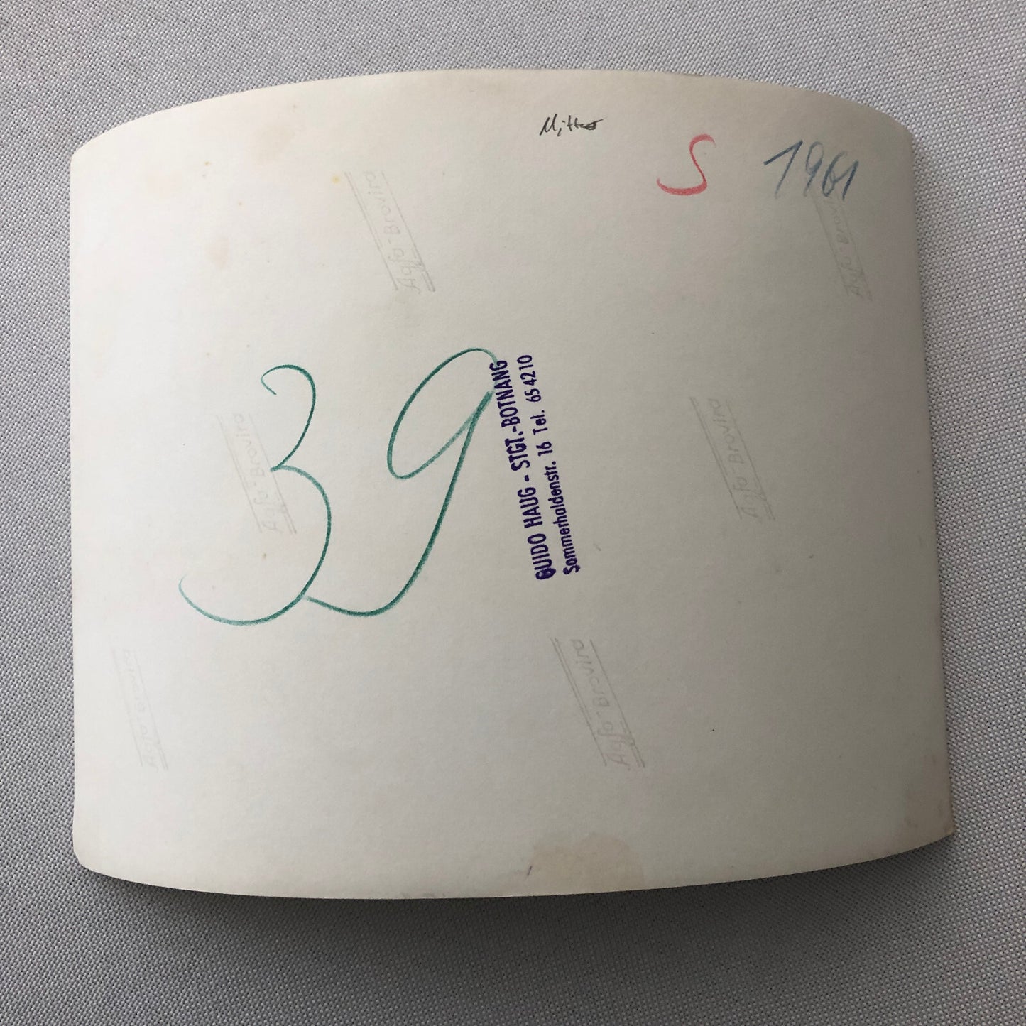 Vintage Solitude Grand Prix Racing Photo Photograph 1961