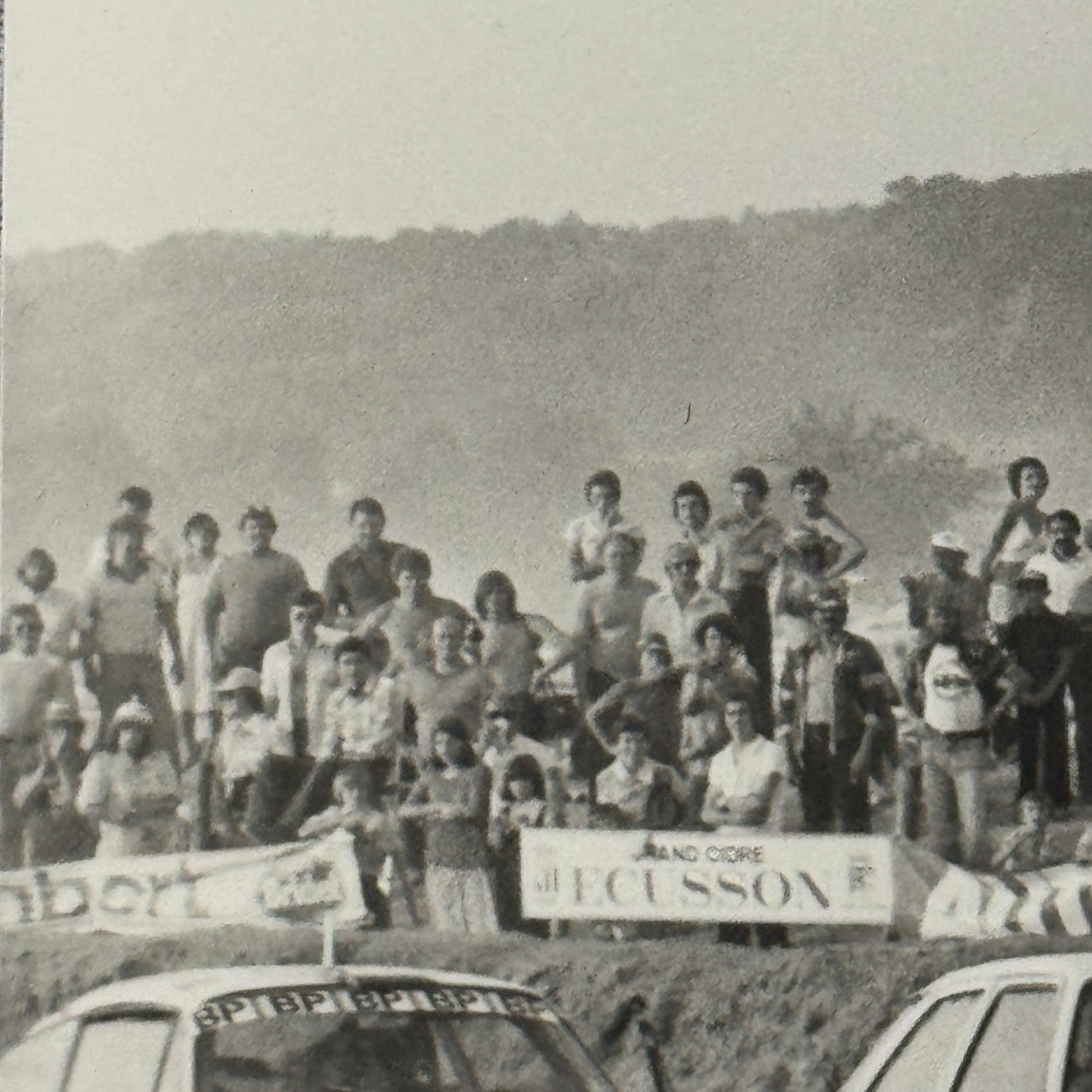Vintage Rally Racing Photo Photograph Print DPPI Porsche 911 Volvo Car