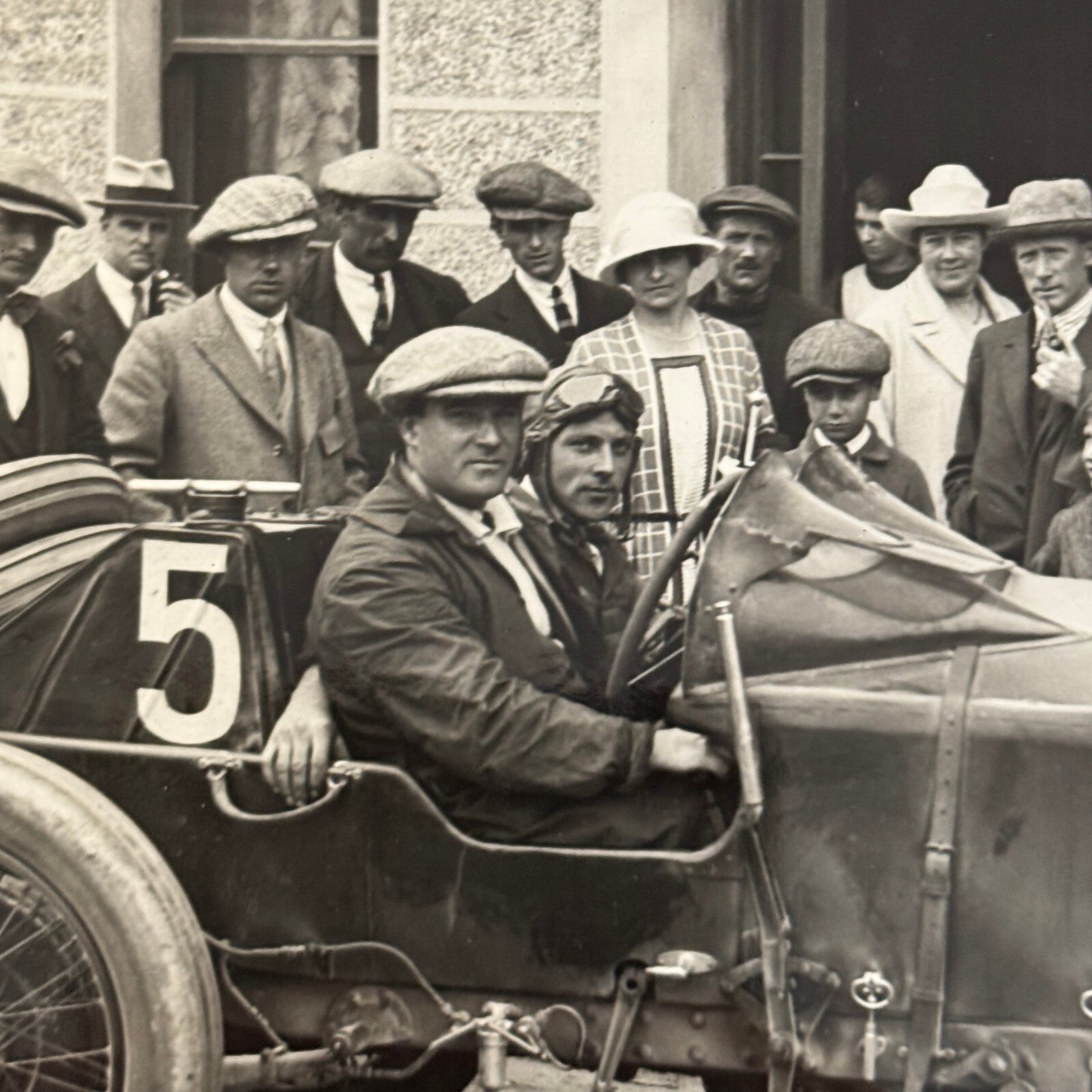 1922 Tourist Trophy TT Race Racing Photo Photograph Vintage Vauxhall Car
