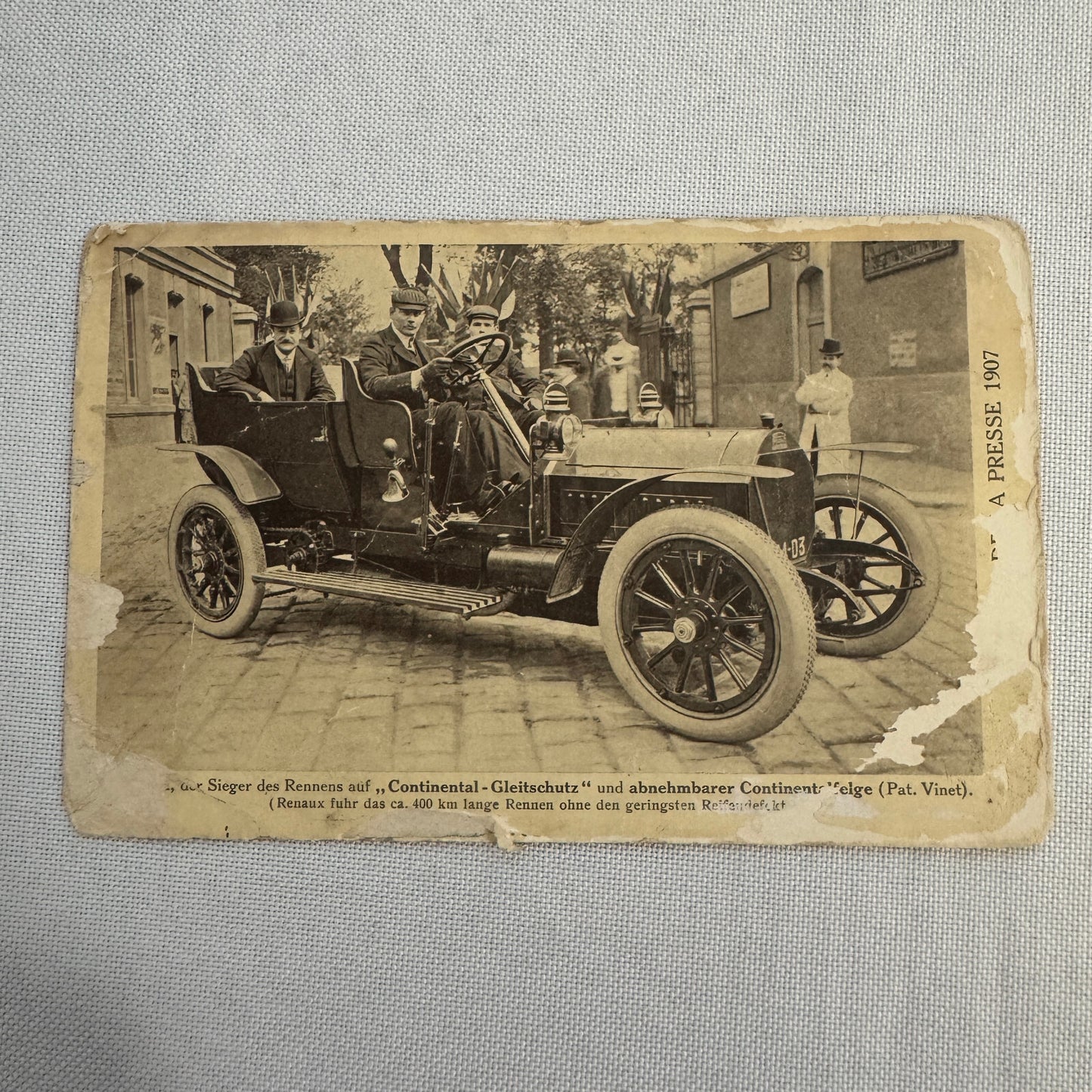 Vintage Car Automobile Postcard Post Card European AE