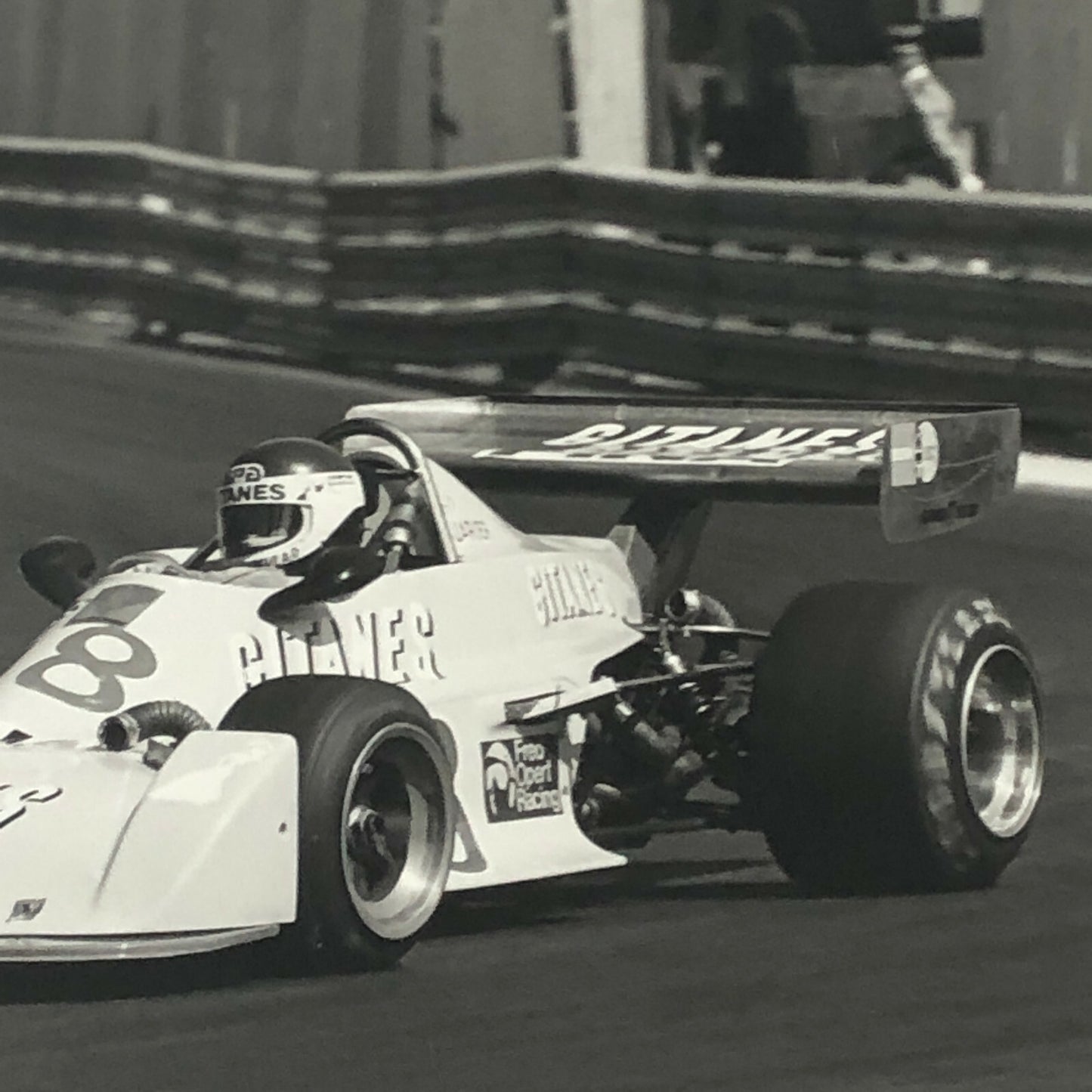 Vintage 1976 Formula 2 F2 Pau Grand Prix Racing Photo Photograph JP Jarier 