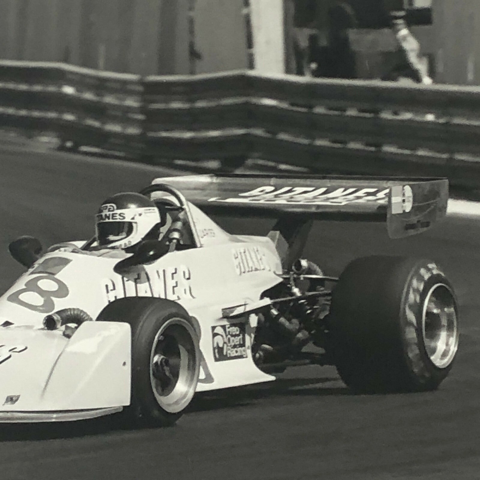 Vintage 1976 Formula 2 F2 Pau Grand Prix Racing Photo Photograph JP Jarier 