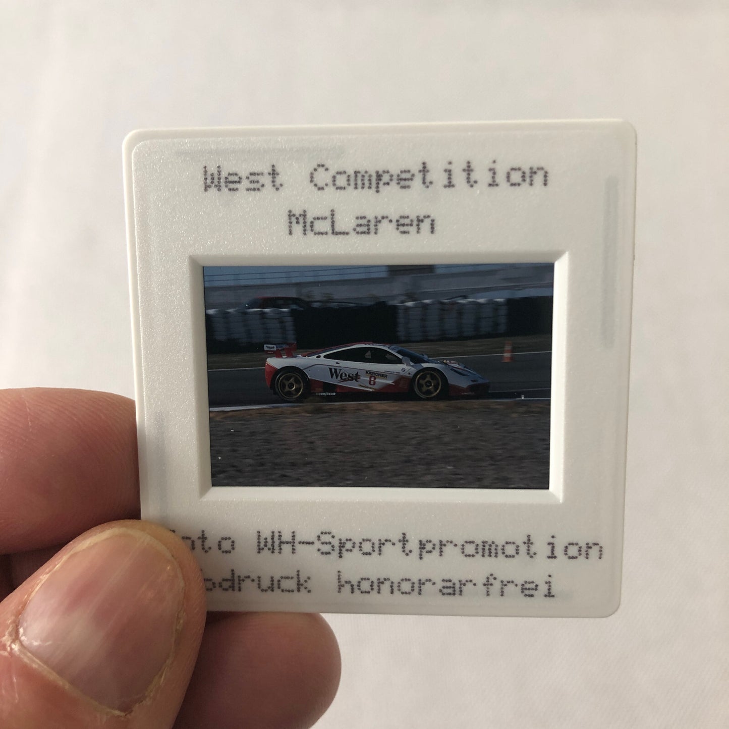 McLaren F1 West Competition Racing Press Kit Brochure Photo 35MM Slide +