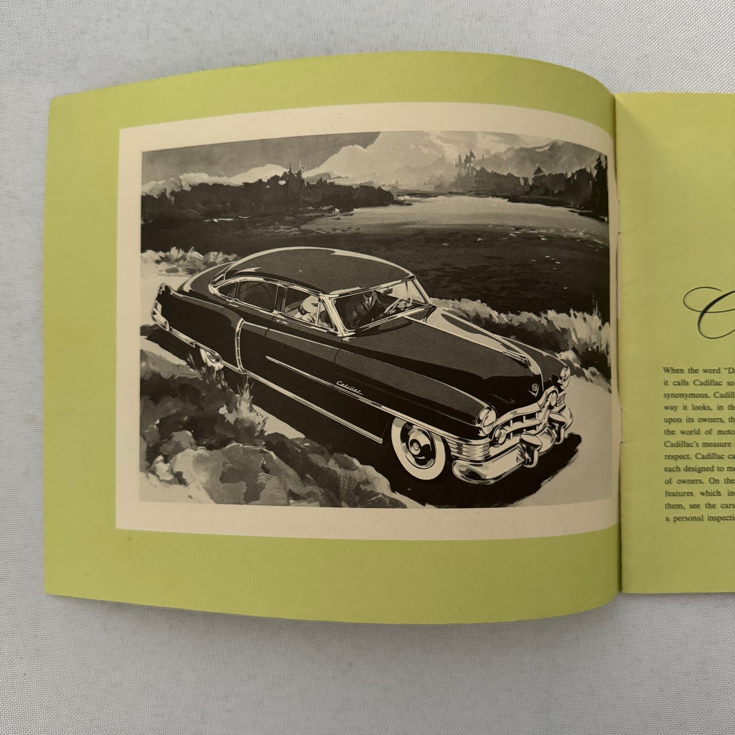 1950 Cadillac Sales Brochure Catalog Sixty One Sixty Two Coupe de Ville Special