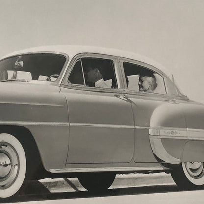 1953 Chevrolet Bel Air Sedan Factory Press Photo Photograph Chevy Belair