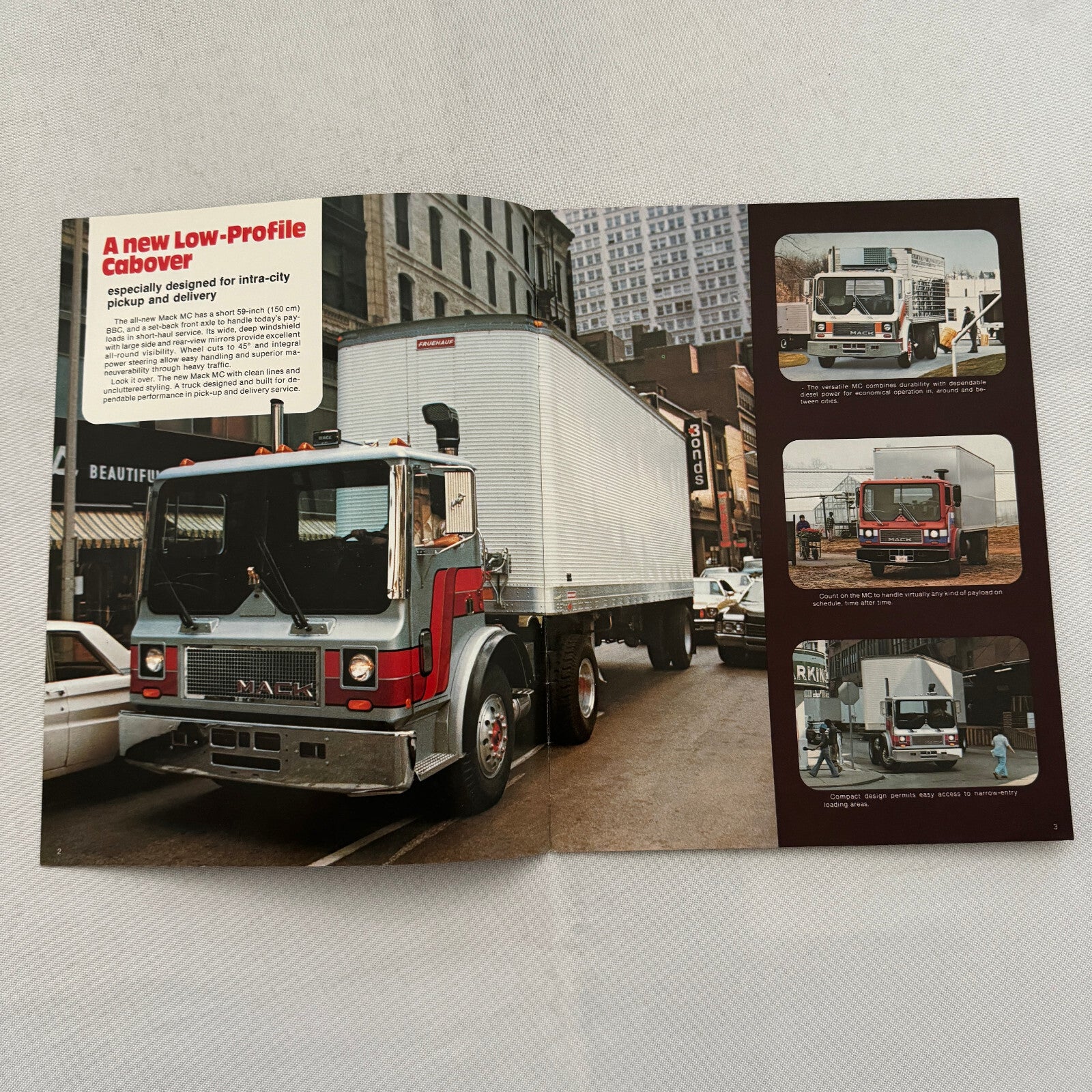 Mack MC Truck Sales Brochure Catalog Advertising