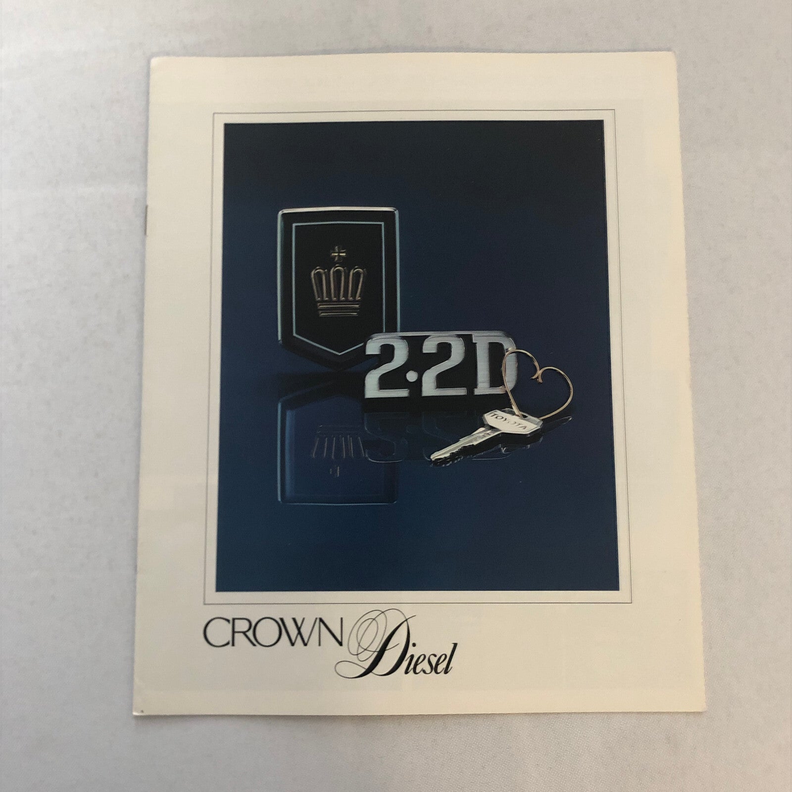 Toyota Crown Diesel Car Sales Brochure Catalog Vintage Japanese Text JDM Wagon +