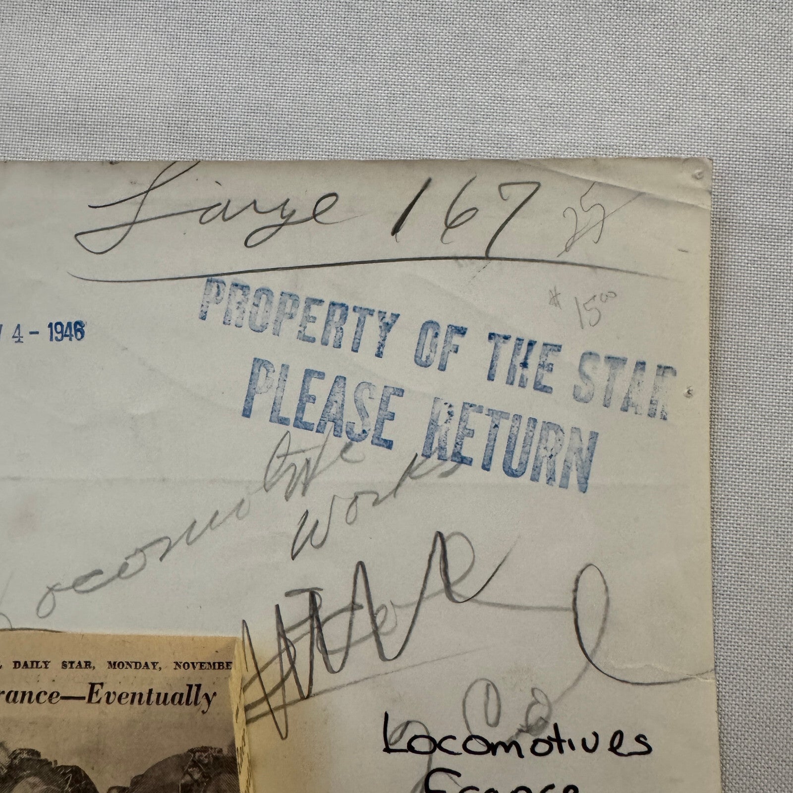 Vintage Montreal Locomotive Works Train Press Photo Photograph 1946