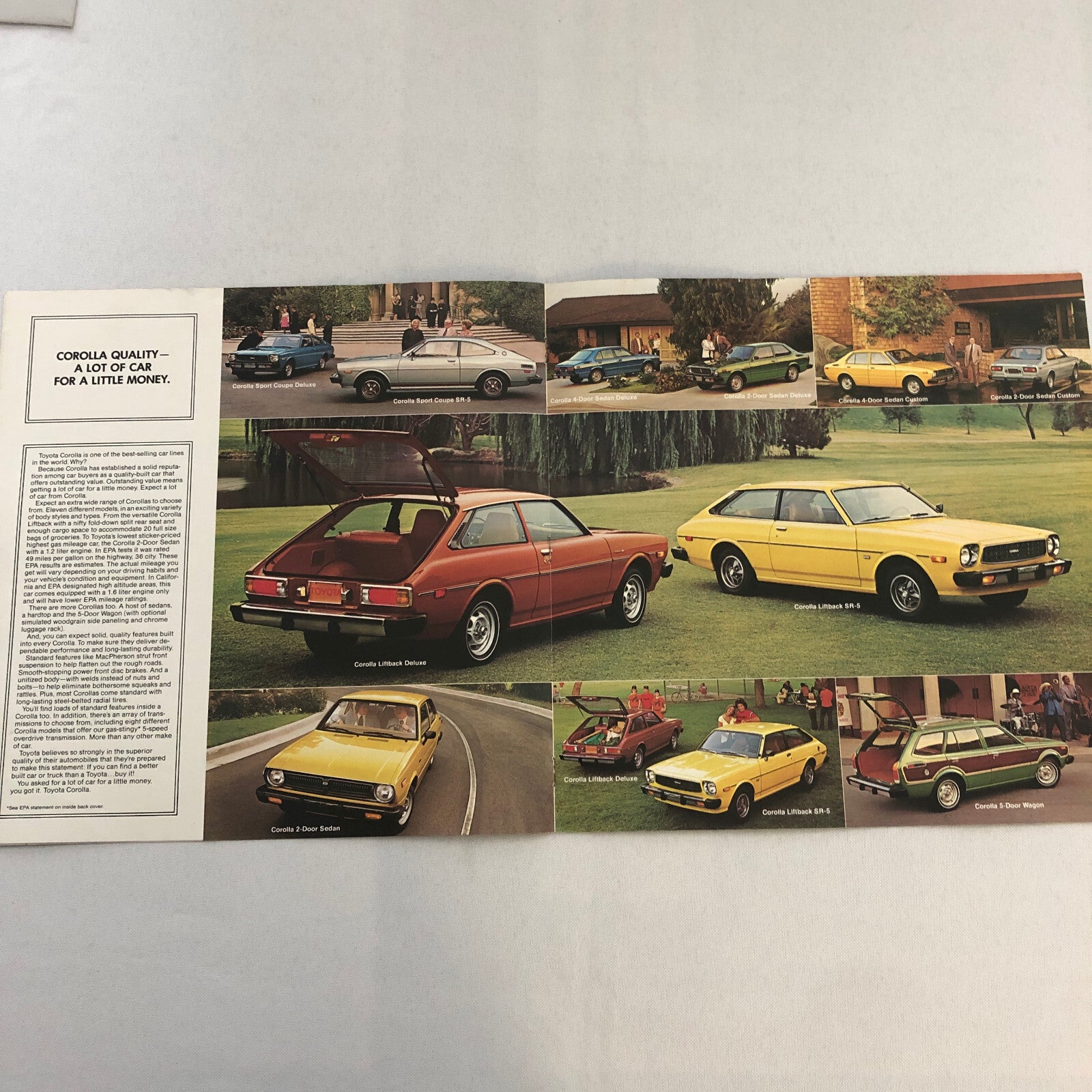 1977 Toyota Car Sales Brochure Catalog Celica Corolla Corona Pickup