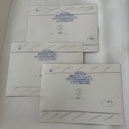 Vintage Porsche Toy Car Photo Photograph Print Lot 3x