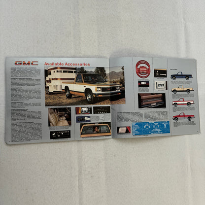 1985 GMC S-15 Pickup S15 Pickup Truck Sales Brochure Catalog Advertising