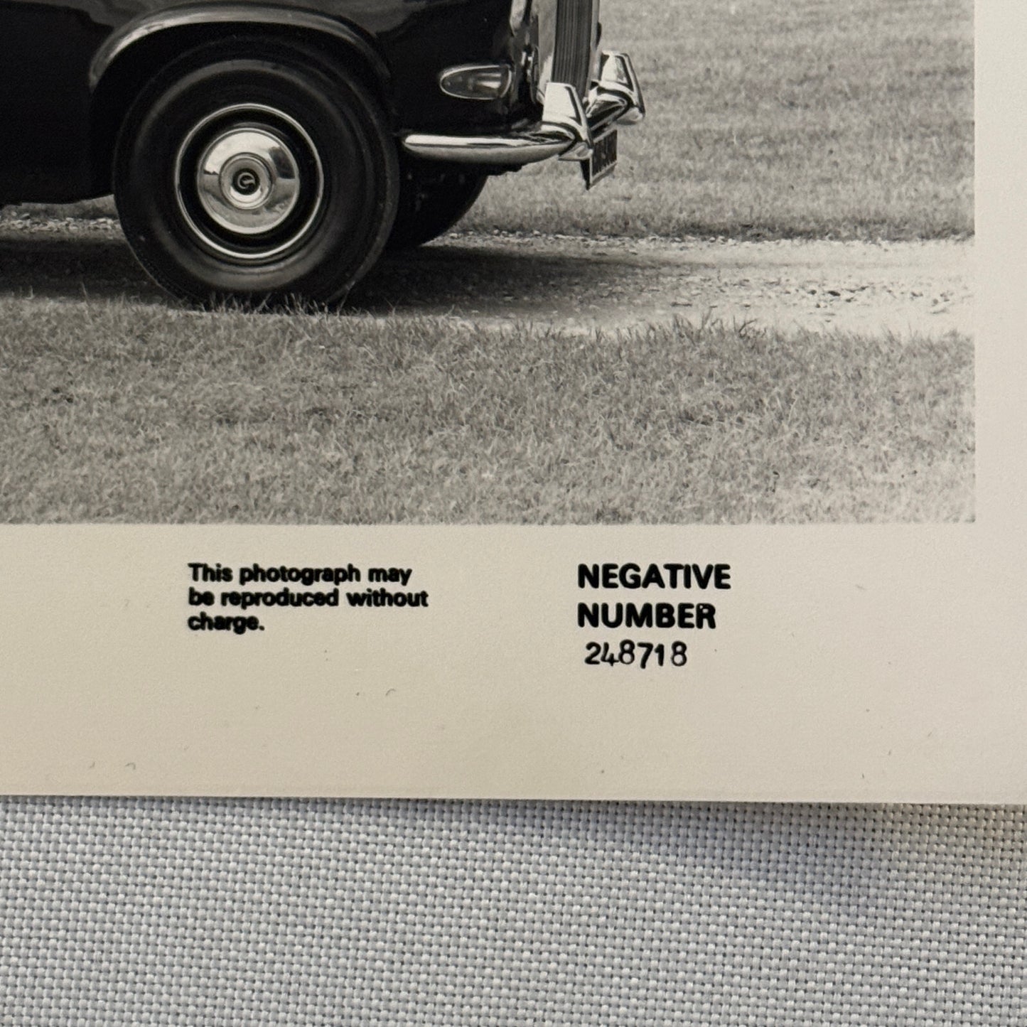 Daimler 4.2 Litre Limousine Vanden Plas Car Factory Press Photo Photograph