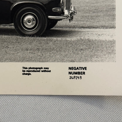 Daimler 4.2 Litre Limousine Vanden Plas Car Factory Press Photo Photograph