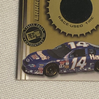 2002 Press Pass Hot Treads Tire Relic Card Larry Foyt NASCAR