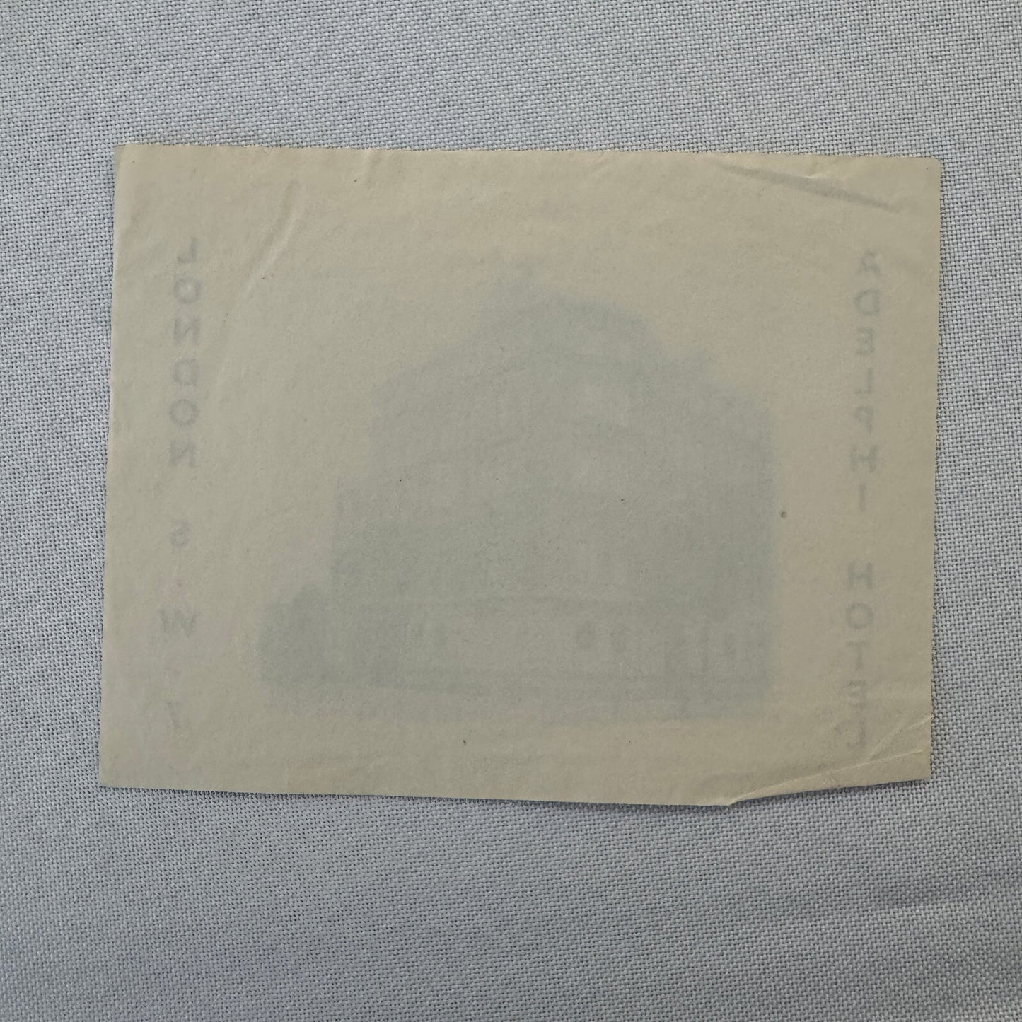 Vintage Hotel Travel Label Adelphi Hotel London UK