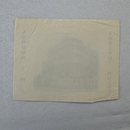 Vintage Hotel Travel Label Adelphi Hotel London UK