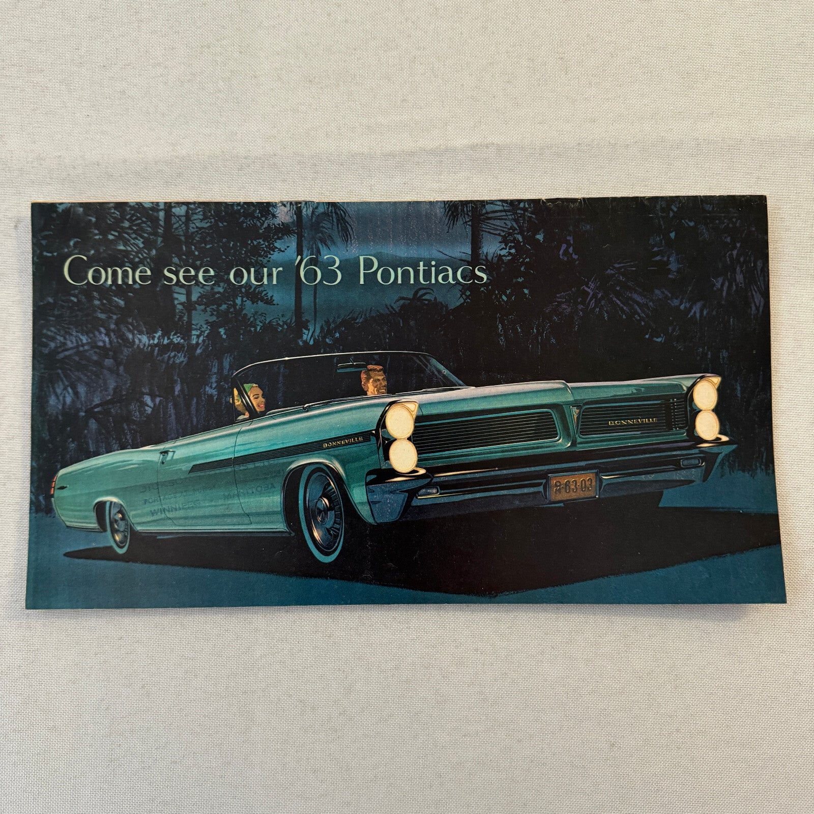 1963 Pontiac Sales Brochure Catalog Bonneville Star Chief Catalina Grand Prix