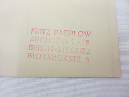 1927 Nurburgring Postage Stamp on Postcard - Rare Original Nurburg Ring Nurnberg