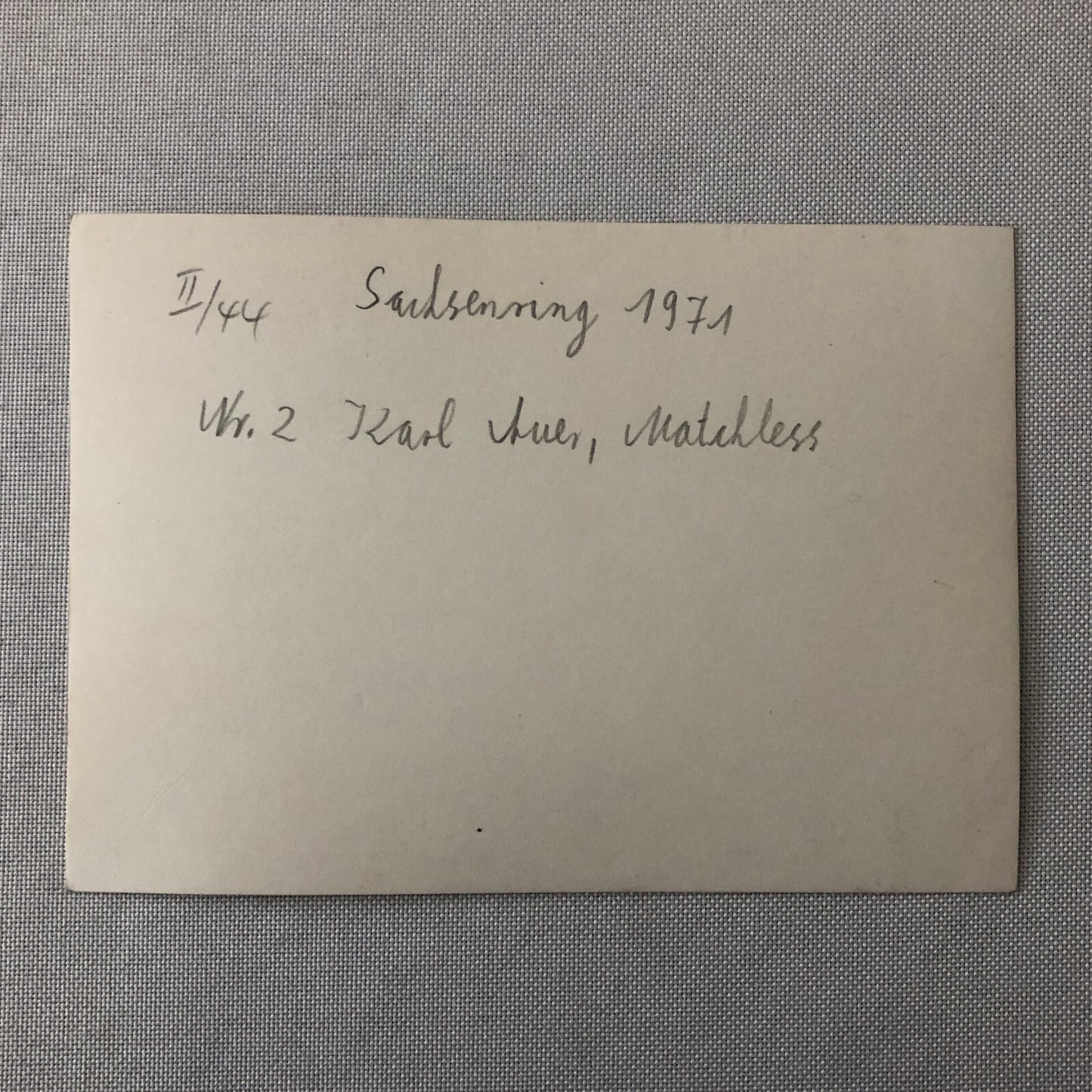 Vintage Motorcycle Racing Photo photograph Print Matchless 1971 Germany