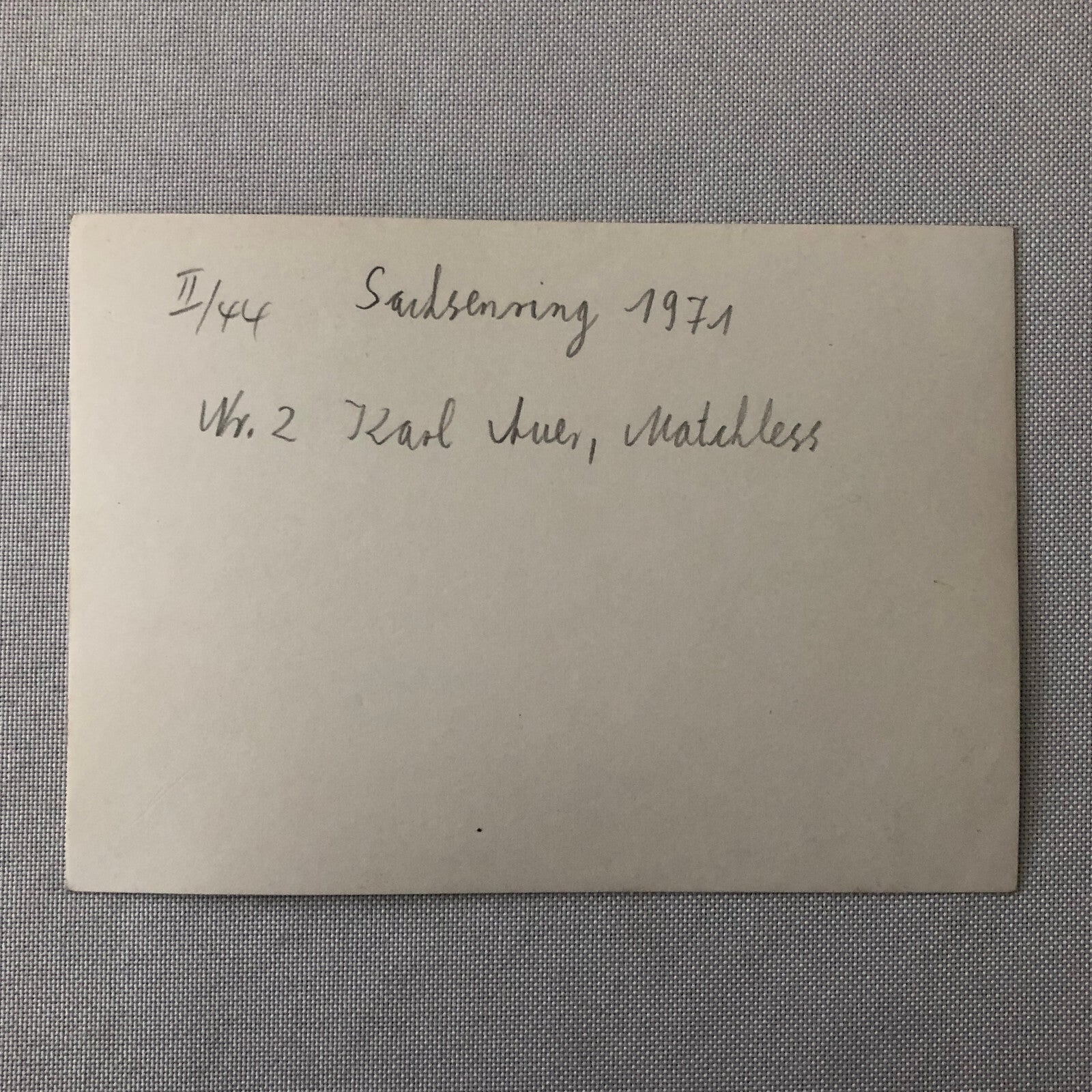 Vintage Motorcycle Racing Photo photograph Print Matchless 1971 Germany