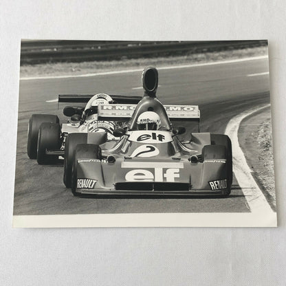 Vintage 1976 Formula 2 F2 Rouen Grand Prix Racing Photo Photograph Rene Arnoux 