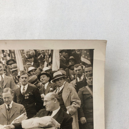 Press Photo Photograph Veterans Demonstration on Congress For Bonus Pay 1932