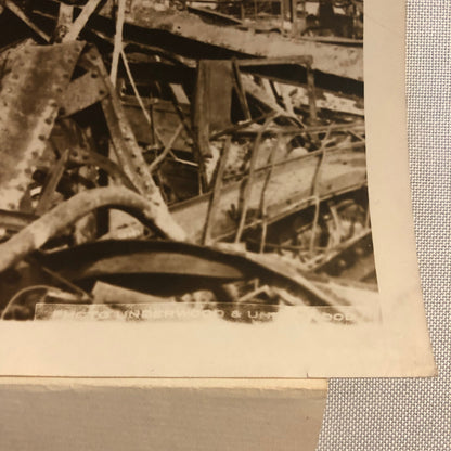 Press Photo Photograph Kansas City Auto Show Fire 1925 Underwood & Underwood Car
