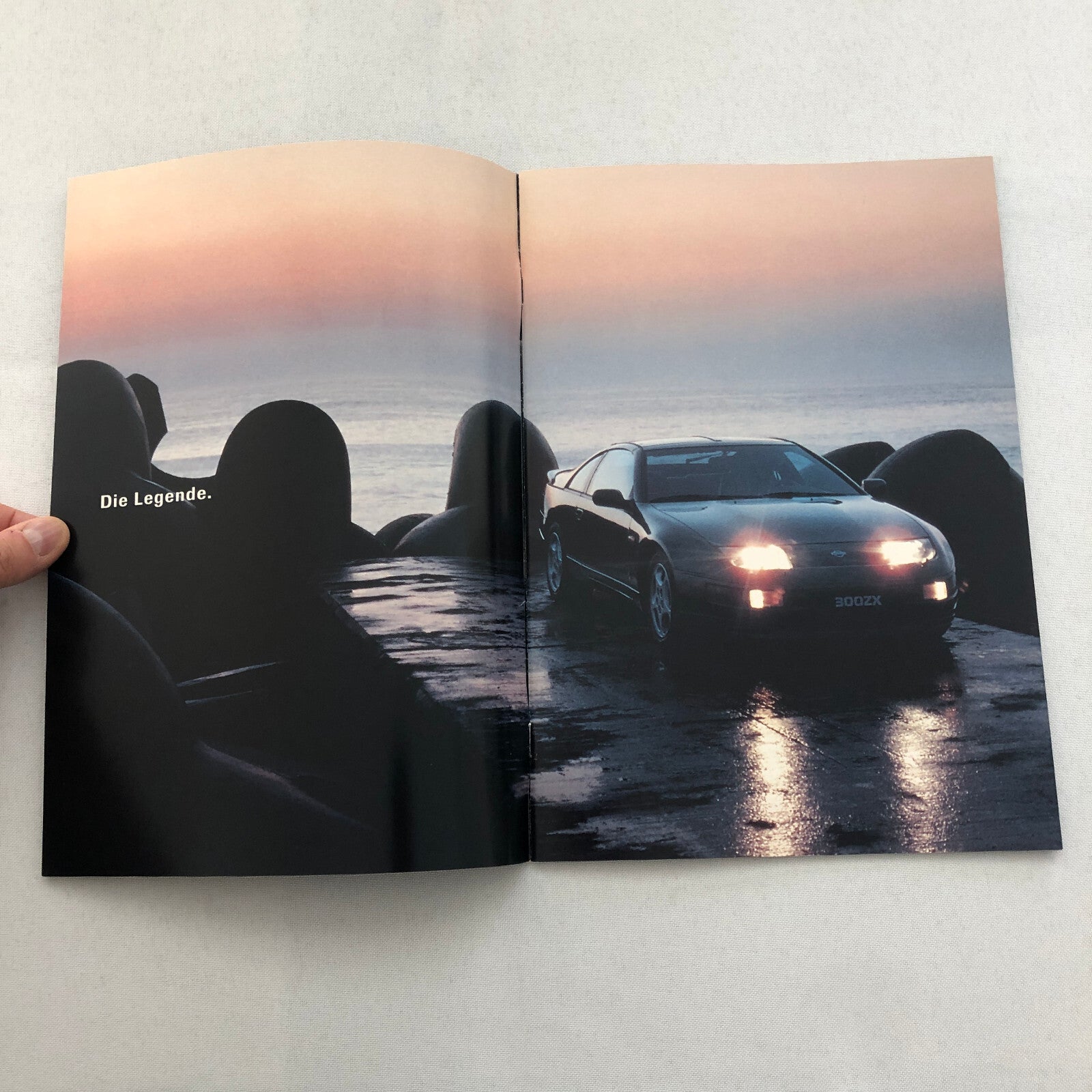 Nissan 300ZX Sports Car Sales Brochure Catalog GERMAN TEXT 300 ZX European