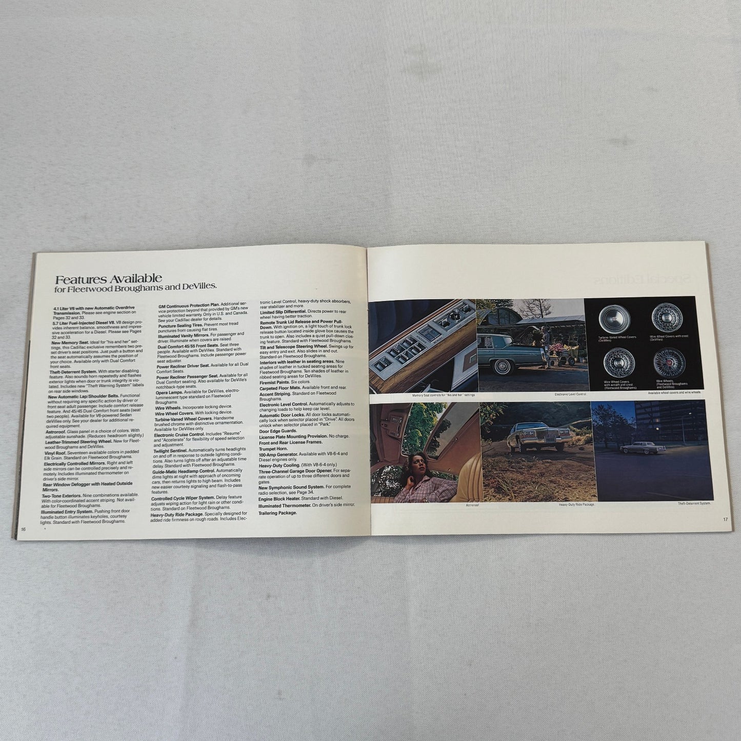1981 Cadillac Car Sales Brochure Catalog Coupe DeVille Eldorado Seville Brougham