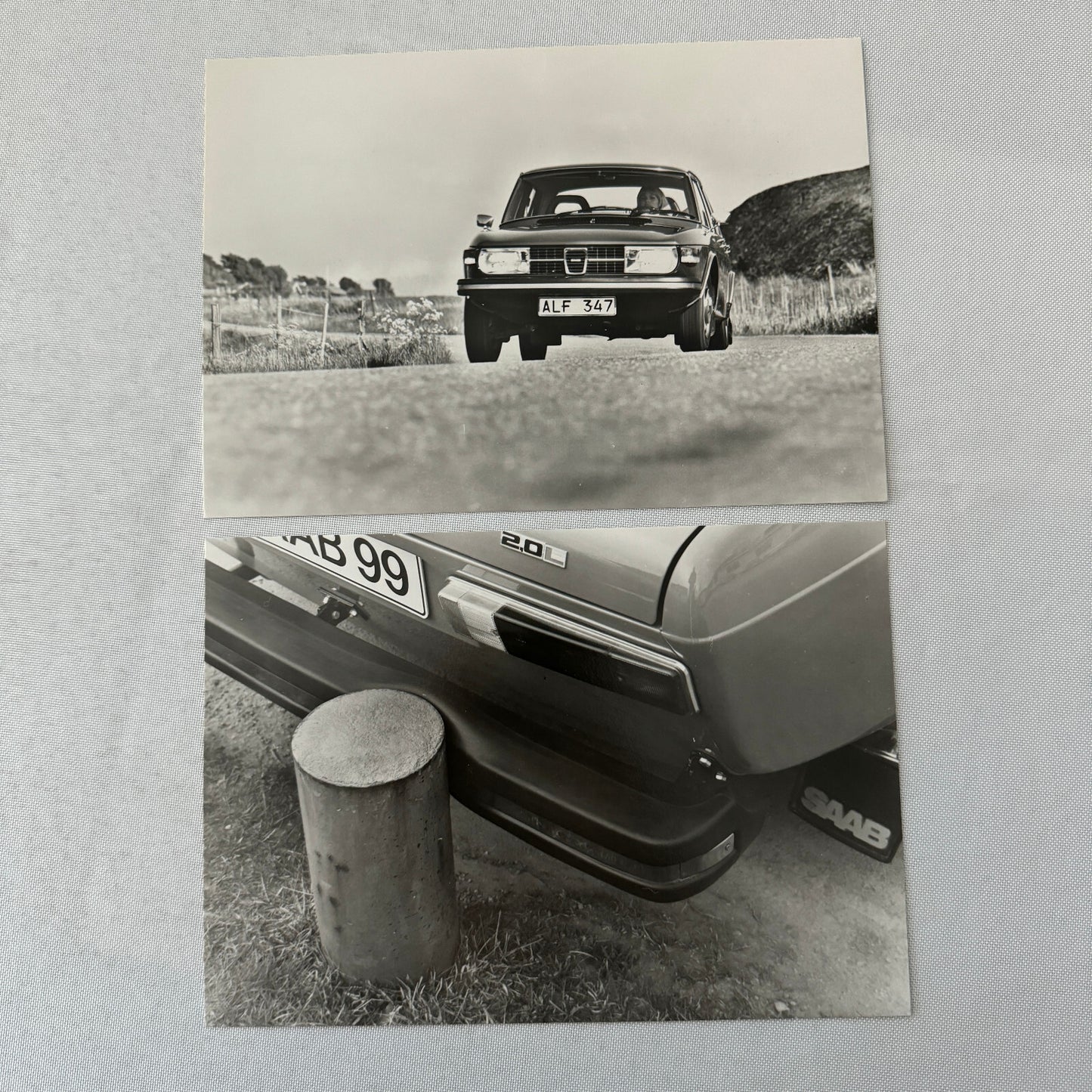 1974 Saab Press Kit Photos Press Releases GERMAN Saab 96 Saab 99L