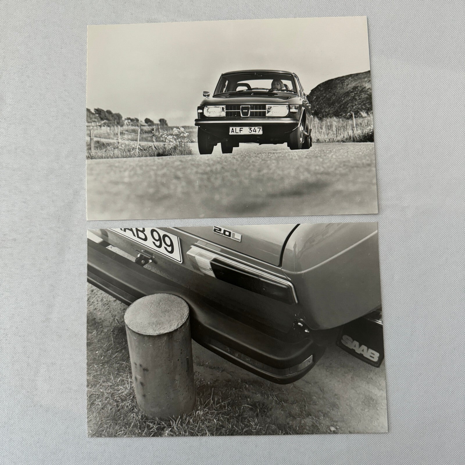 1974 Saab Press Kit Photos Press Releases GERMAN Saab 96 Saab 99L