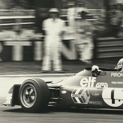 Vintage 1976 Formula 2 F2 Rouen Grand Prix Racing Photo Photograph ELF Renault