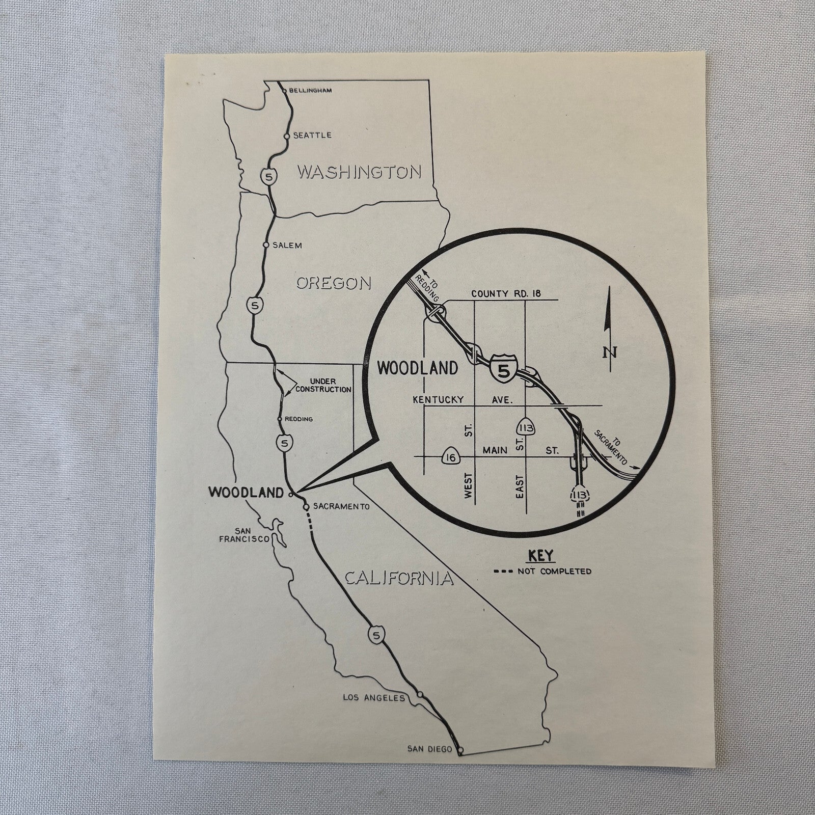 State of California Department of Public Works Interstate Highway 5 Press Kit