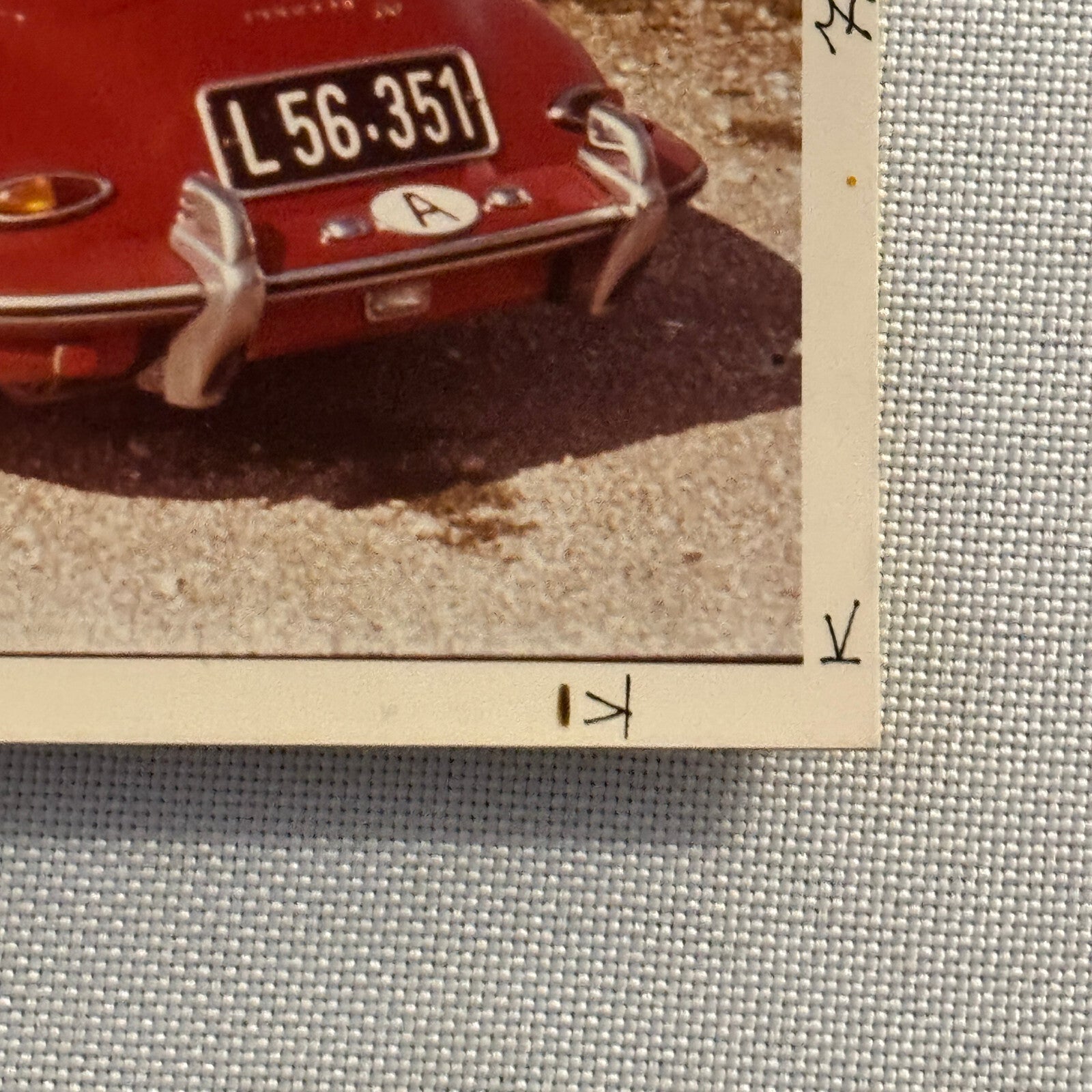 Vintage Photo Photograph Snapshot Porsche 356 Car Man