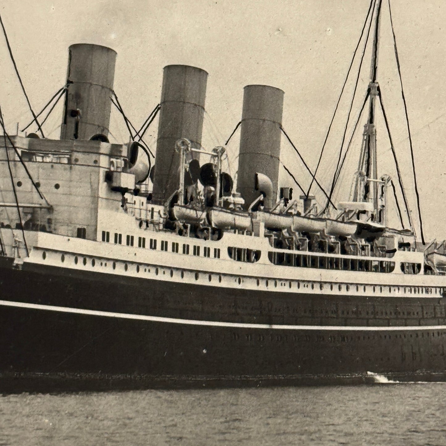 Vintage Ship Boat Photo Photograph Print Empress of Canada