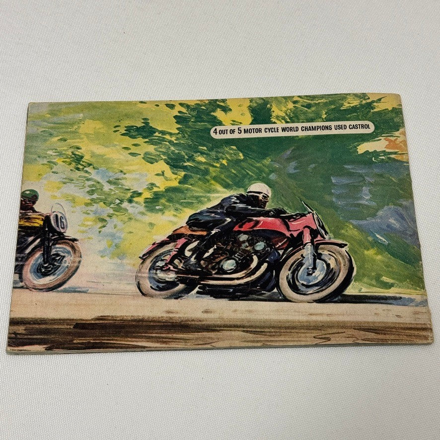 1953 Castrol Racing Achievements Brochure LeMans Grand Prix Motorcycle Bike +